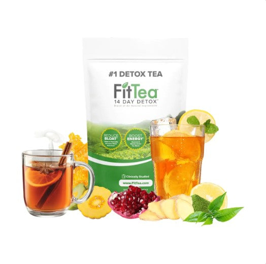 FitTea The Original 14 Day Detox Tea for Weight Loss and Belly Fat - Detox Cleanse Weight Loss Tea for Women and Men - Clinically Tested Slim Tea Detox Drink