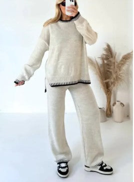 ChicEase Solid Color Lounge Set